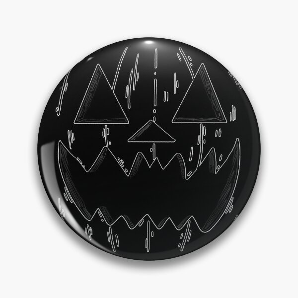 Item preview, scary pumpkin face halloween dark mode designed and sold by felric.