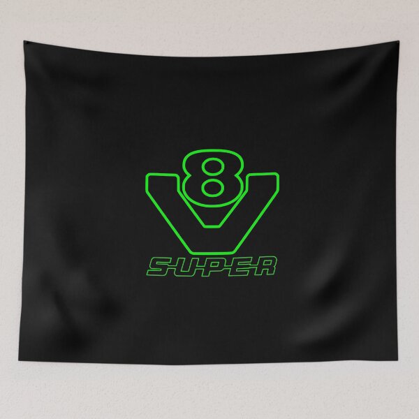 Item preview, V8 SuperTrucker Green Outline  designed and sold by ScaniaTrucks.