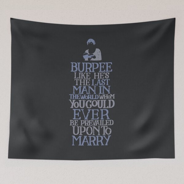 Item preview, Burpee Like He's the Last Man to Marry  designed and sold by polliadesign.
