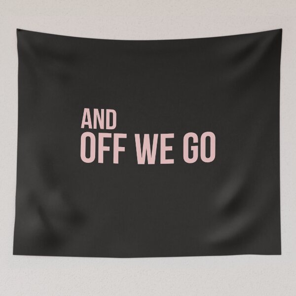 Item preview, And Off We Go! Millennial Pink designed and sold by FandomTrading.
