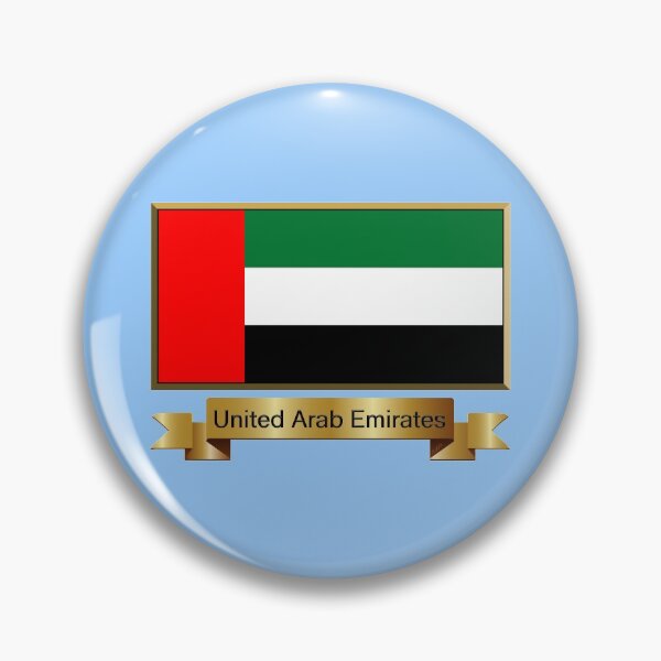 Item preview, United Arab Emirates Flag Stickers, Masks, Gifts & Products (N) designed and sold by mpodger.