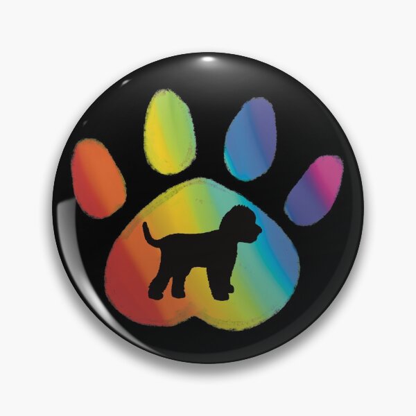 Item preview, Rainbow Paw Cockapoo Silhouette  designed and sold by ToriaScarlett.