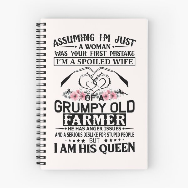 Item preview, I'm A Spoiled Wife Grumpy Old Farmer designed and sold by trendsshop.