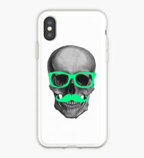 Hipster Schädel iPhone-Hülle & Cover