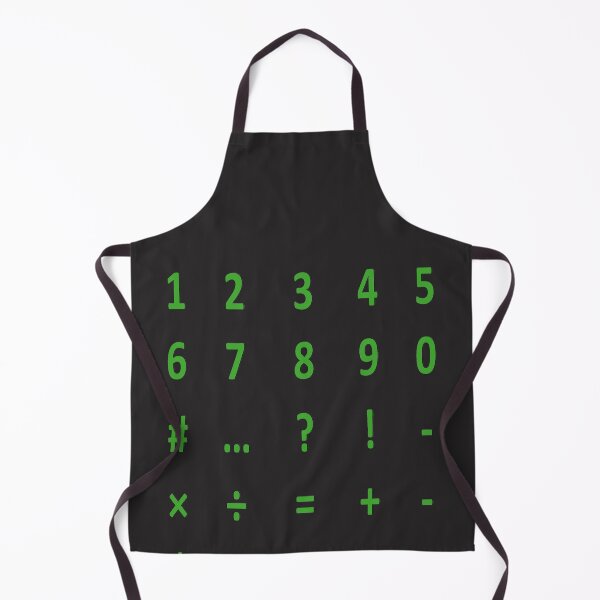 Item preview, numbers and symbols dark green designed and sold by ZiphGames.
