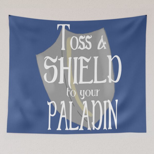Item preview, Toss a Shield to your Paladin designed and sold by malyix0013.