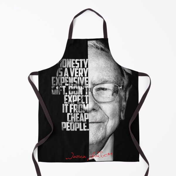 Item preview, Black and white WArren Buffet Entrepreneur quote. designed and sold by Enea Kelo.