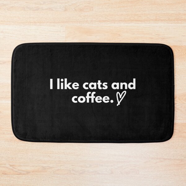 Item preview, I Like Cats And Coffee designed and sold by BigBoyShop.