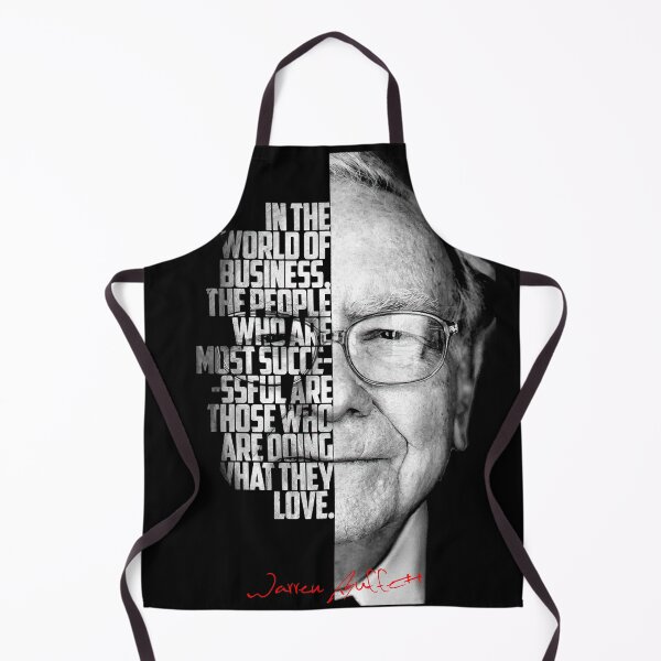 Item preview, Black and white WArren Buffet Entrepreneur quote. designed and sold by Enea Kelo.