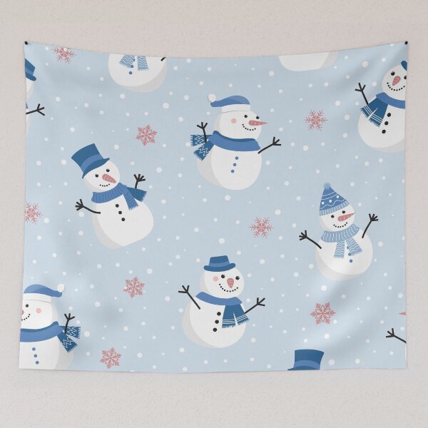 Item preview, christmas snowman wrapping style designed and sold by trickydee.