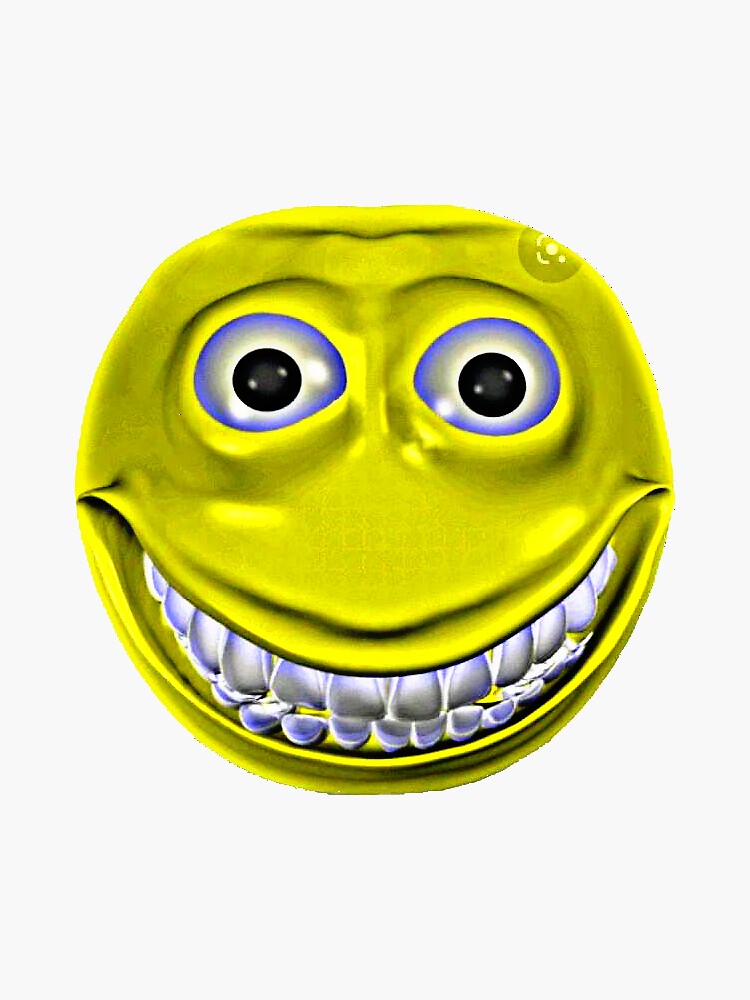 Cursed Emoji: Smile | Sticker