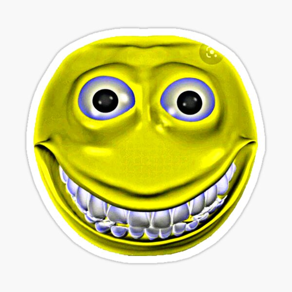 cursed laughing crying emoji | Sticker