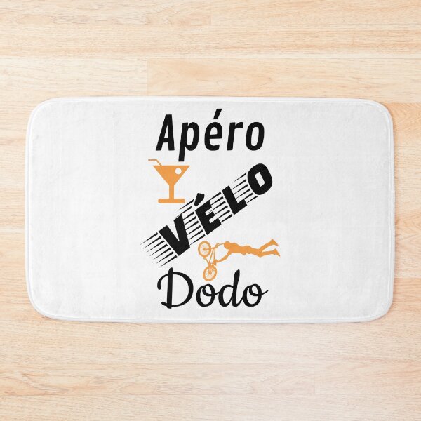 Item preview, apero velo dodo humor gift for orange white background designed and sold by sex-sansbol.