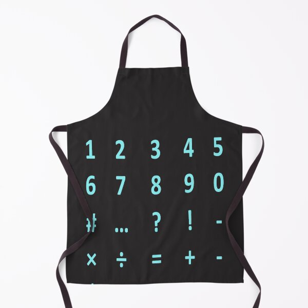 Item preview, numbers and symbols blue designed and sold by ZiphGames.