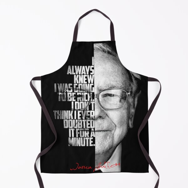 Item preview, Black and white WArren Buffet Entrepreneur quote. designed and sold by Enea Kelo.