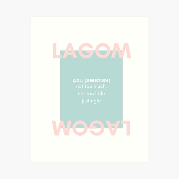 Item preview, Lagom Swedish Just Right  designed and sold by Dollfacedesign.