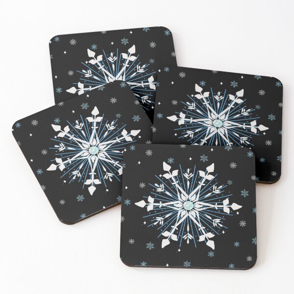 Item preview, Magical Snowflake emoji (winter blue christmas snowflake for holidays) designed and sold by Amit khemani.