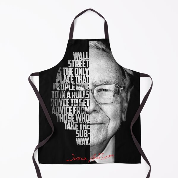 Item preview, Black and white WArren Buffet Entrepreneur quote. designed and sold by Enea Kelo.