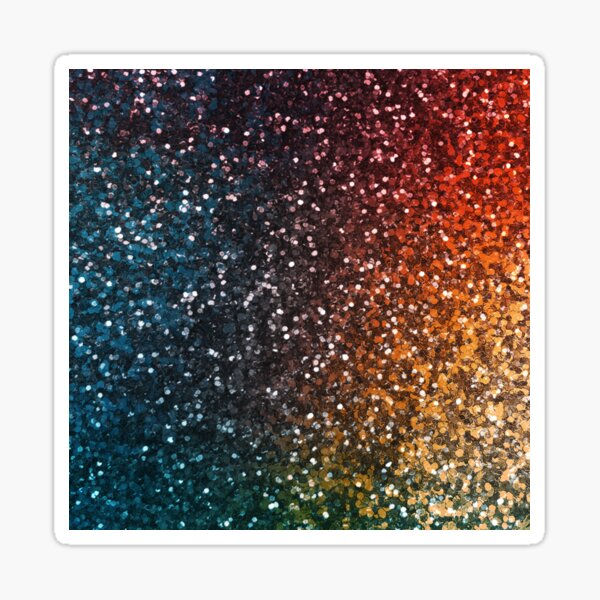 Campfire Glitter Gradient Sticker