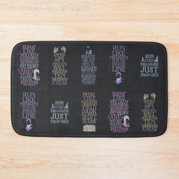 Item preview, Pride and Prejudice Workout Motivation designed and sold by polliadesign.