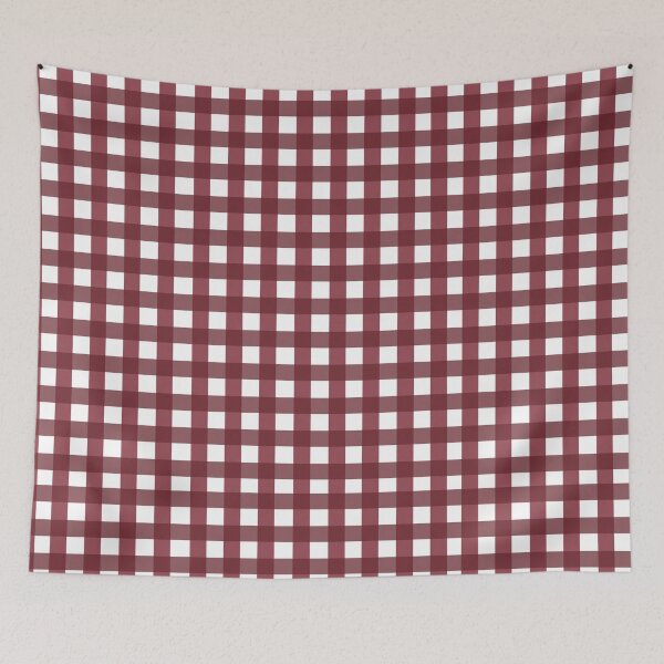 Item preview, Maroon Gingham Pattern designed and sold by ec0naway.