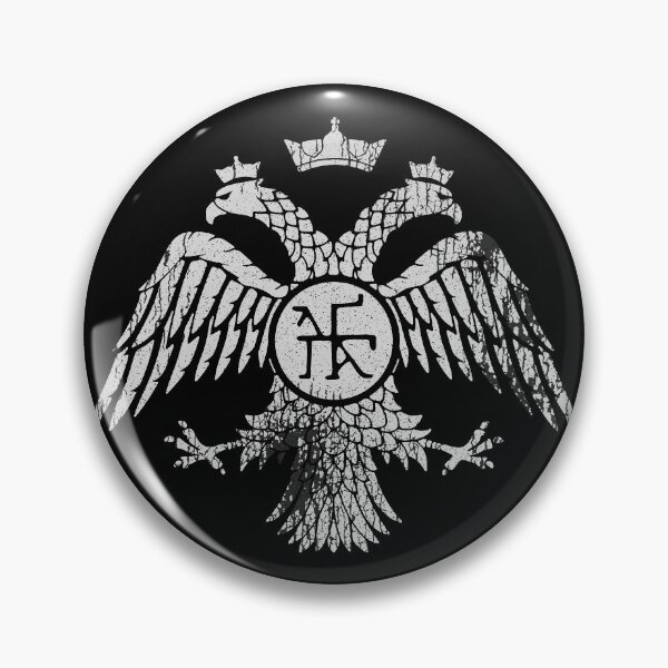 Item preview, Byzantine Empire Eagle (Silver on Black) designed and sold by Mercatus.
