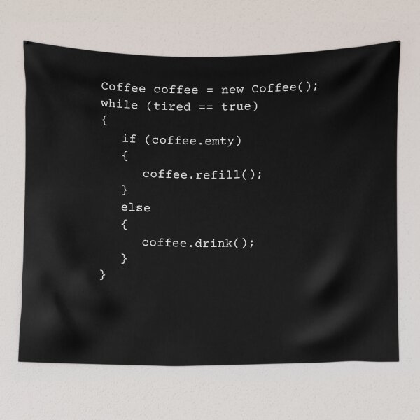 Item preview, Funny Coffee Code Program Software Developer Caffeine Gift designed and sold by BigBoyShop.
