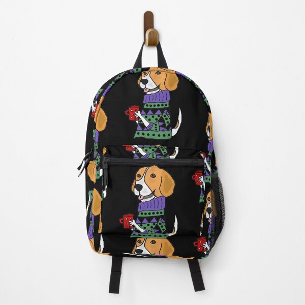 Item preview, Funny Beagle Hound Dog Drinking Coffee Cartoon designed and sold by Nature's Fancy.