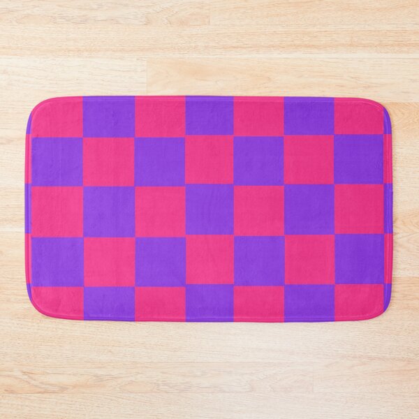 Item preview, Brilliant Violet Purple & Rose Pink Chex  designed and sold by Havocgirl.