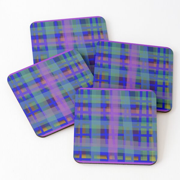 Item preview, Check pattern tartan in green and purple designed and sold by Emma  Amies.
