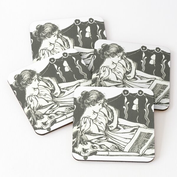 Item preview, Leisure Time - Art Nouveau Vintage Illustration designed and sold by elevens.