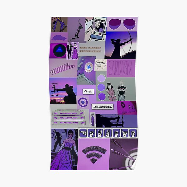 Hawkeye (Clint Barton and Kate Bishop) Aesthetic Poster