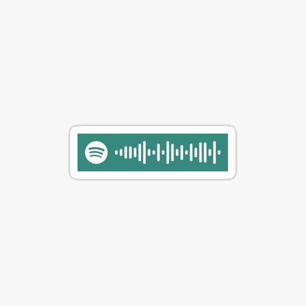 Spotify QR Code - Selfless by The Strokes Sticker