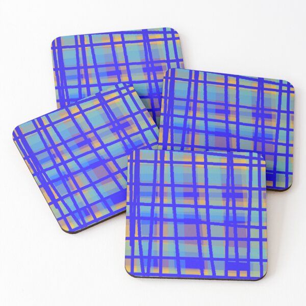 Item preview, Blue check tartan designed and sold by Emma  Amies.