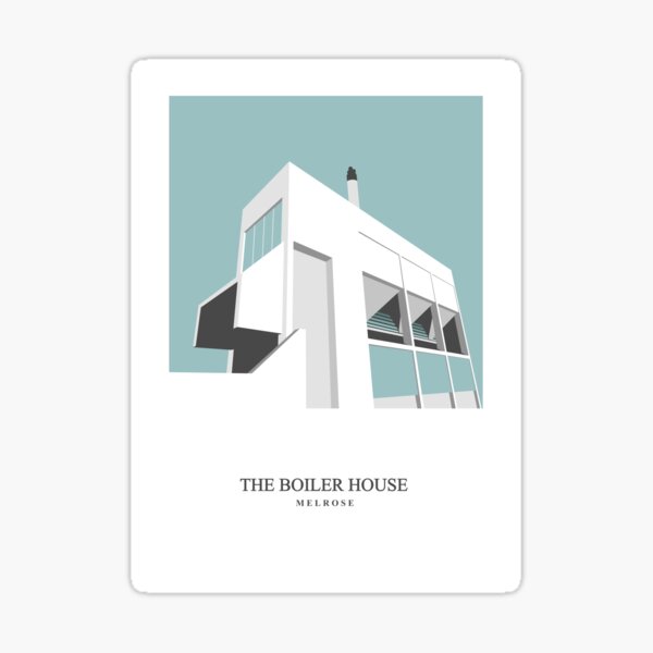 Vista previa del artículo con la obra « Brutalismo Peter Womersley The Boiler House Melrose», diseñado y vendido por YouNeedKitch.
