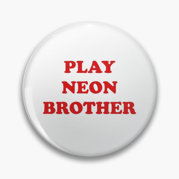 Item preview, PLAY NEON BROTHER sticker designed and sold by nbtselftitledcd.