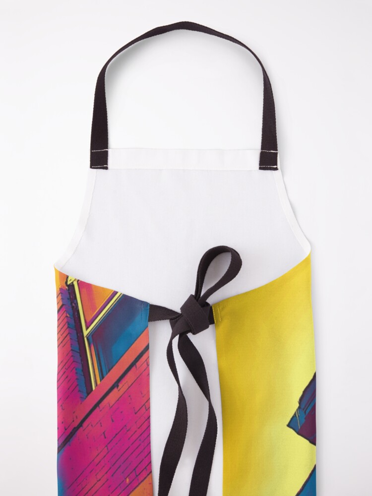 Alternate view of Cash for Gold - Bay Ridge Brooklyn Neon Pop Art - Urban Photography Apron