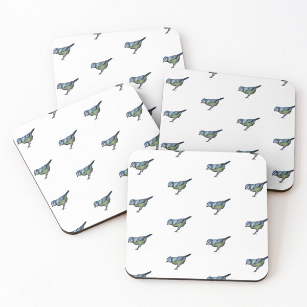 Item preview, Watercolour blue tit bird design designed and sold by HollyPopsDesign.