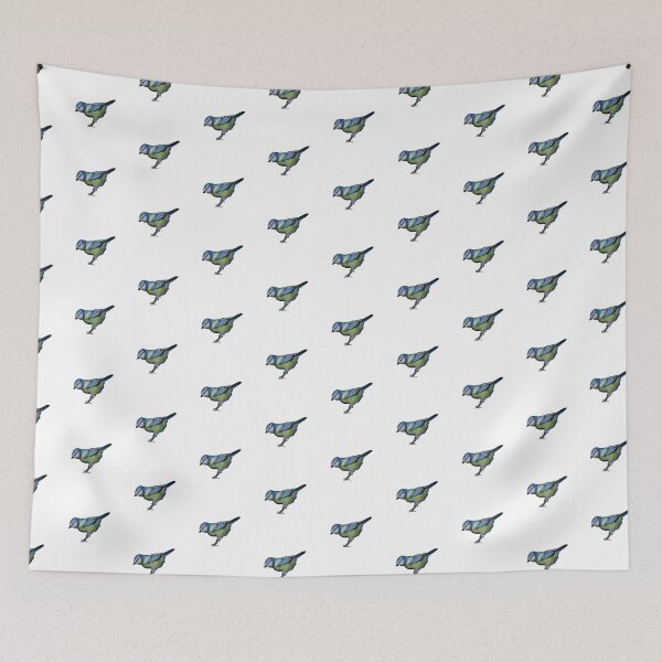 Item preview, Watercolour blue tit bird design designed and sold by HollyPopsDesign.