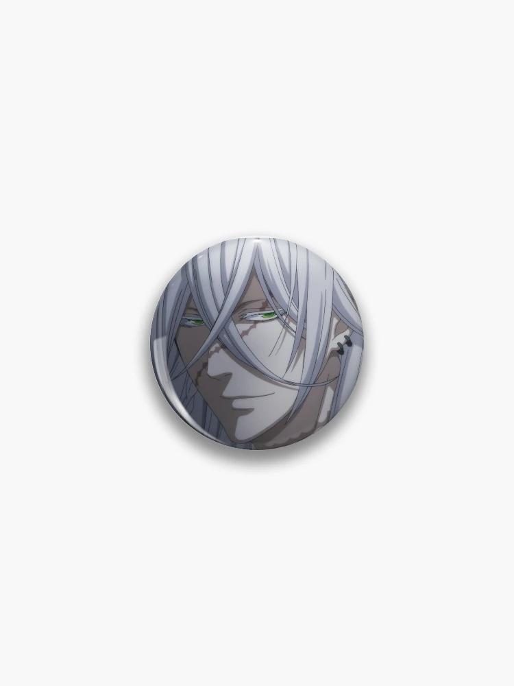 Kuroshitsuji Ciel Phantomhive Sebastian Grell Sutcliff Undertaker Butler  Anime Metal Badge Brooch Pins