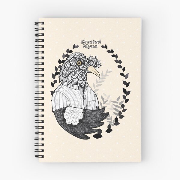 Item preview, Crested Myna designed and sold by isfeather.