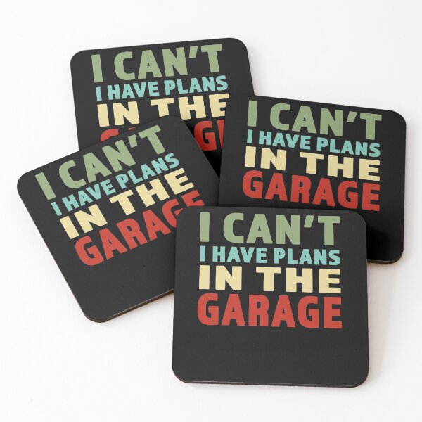 Item preview, I Cant I Have Plans In The Garage - Great gift for Garage Person - Retro Color Lettering Design designed and sold by Richard529.
