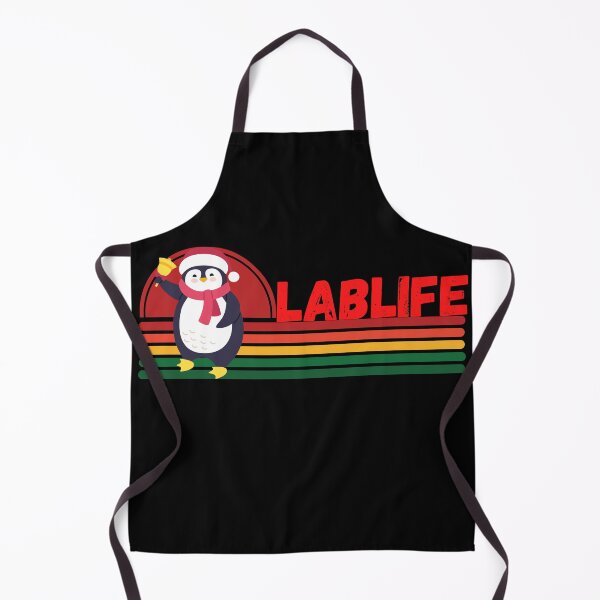 Item preview, CHRISTMAS PENGUIN HALF SUNSET LABLIFE MEDICAL LABORATORY SCIENTIST designed and sold by Hippiesole.