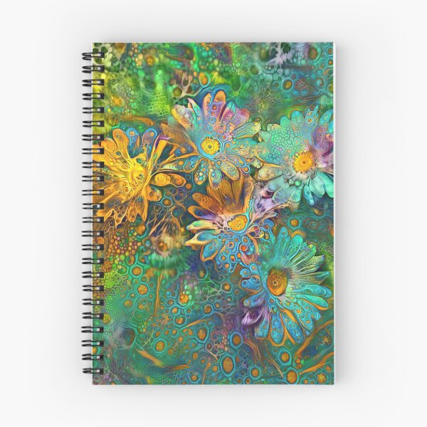 Item preview, Flower abstract digital painting designed and sold by blackhalt.