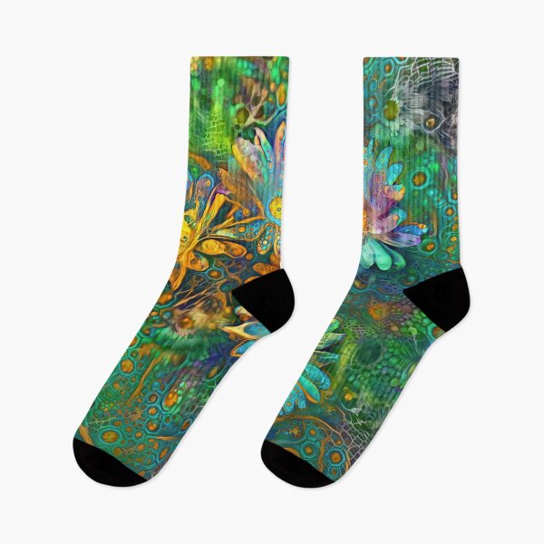 Item preview, Flower abstract digital painting designed and sold by blackhalt.