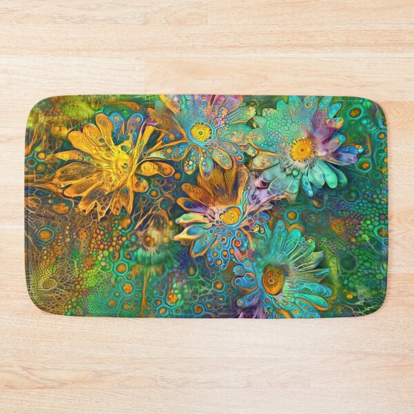 Item preview, Flower abstract digital painting designed and sold by blackhalt.