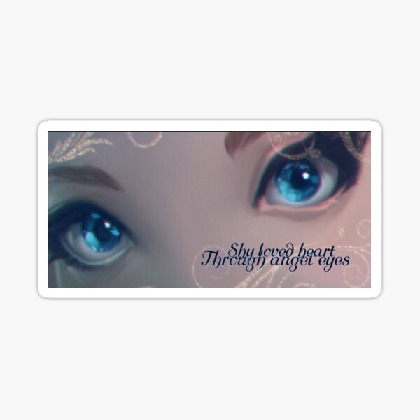 Thru Angel Eyes Sticker