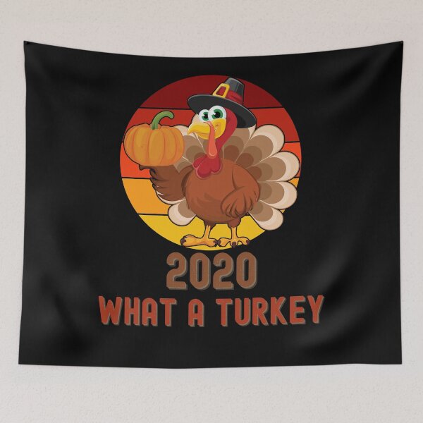Item preview, 2020 What a Turkey Thanksgiving Funny Retro Sunset Style designed and sold by RKSDesigns.