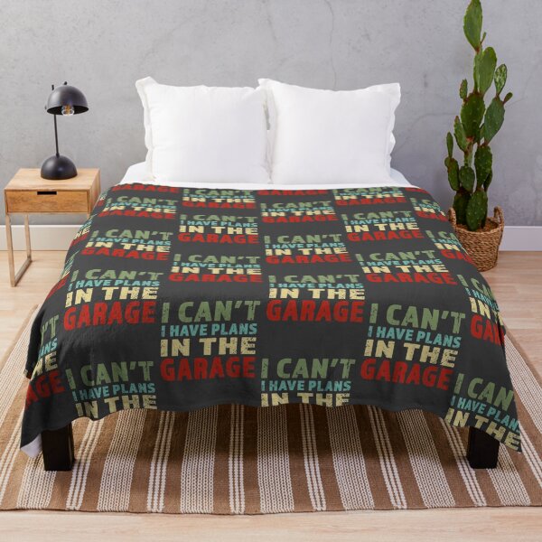 Item preview, I Cant I Have Plans In The Garage - Great gift for Garage Person - Retro Color Lettering Design - Distressed Look designed and sold by Richard529.