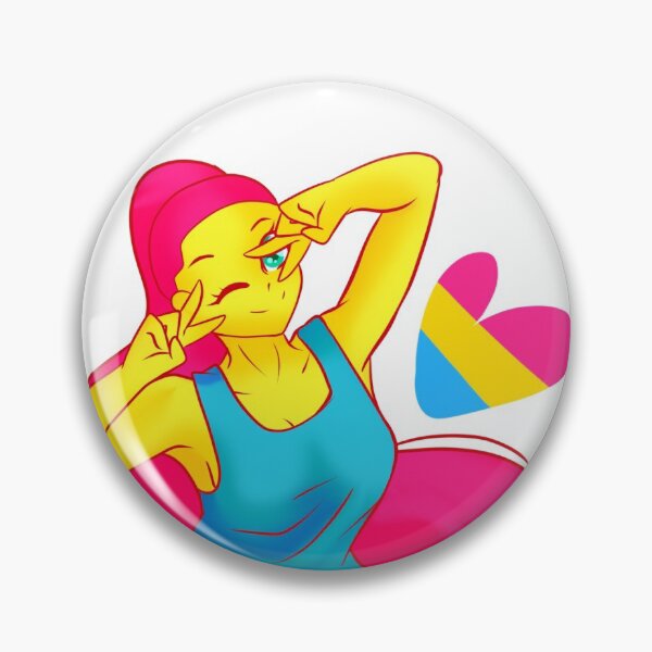 Item preview, humanized pansexual flag designed and sold by SweetPencil.